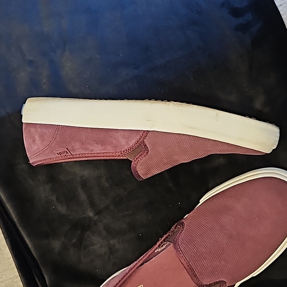 Keds Dream Foam Maroon suede ribbed  Slip ons in size 8 - Picture 4 of 9